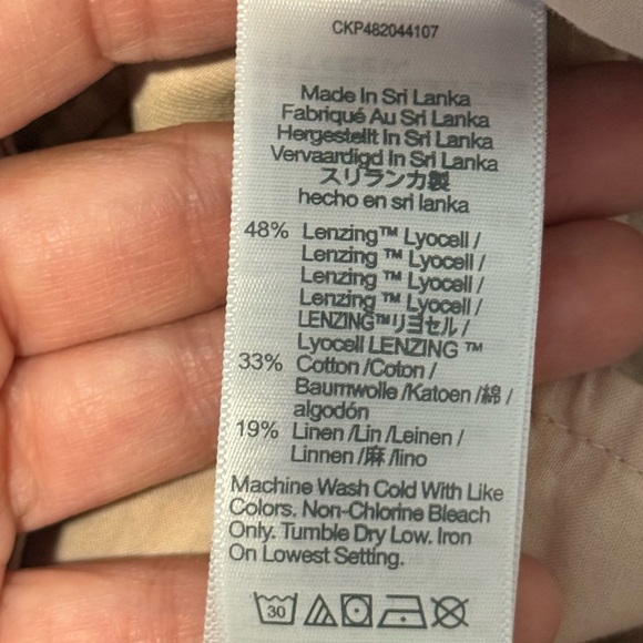 Madewell NWT Harlow Wide-Leg Pant Beige, size 8 - Picture 8 of 12